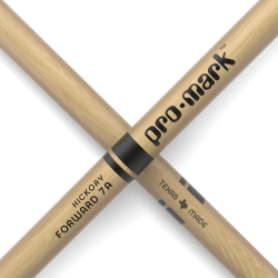 Promark TX7AW Classic Forward 7A Lacquered Hickory Oval Wood Tip Trommestikker 
