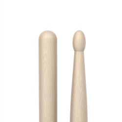 Promark TXR2BW Classic Forward 2B Raw Hickory Oval Wood Tip Trommestikker