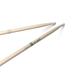 Promark TXR5AN Classic Forward 5A Raw Hickory Oval Nylon Tip Trommestikker 