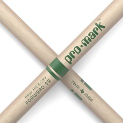Promark TXR5AN Classic Forward 5A Raw Hickory Oval Nylon Tip Trommestikker 