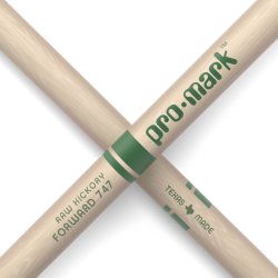 Promark TXR747N Classic Forward 747 Raw Hickory Oval Nylon Tip Trommestikker