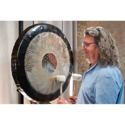 Meinl Sonic Energy GFOL24 Flower of Life Soundscape Gong (24'', 64 hZ) inkl. taske, k�ller &amp; tilbeh�r 