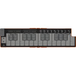 KORG nanoKEY Fold Foldbart 25 tangenters MIDI Keyboard (lava orange)