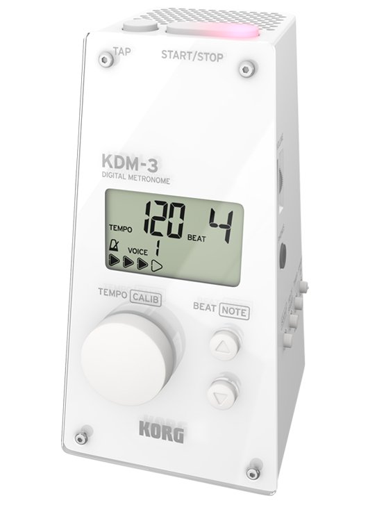 KORG KDM-3-WH Digital Metronome (hvid) - Tuner & Metronomer ...