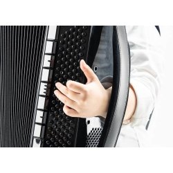 KORG FSUP-B-MBK FISA Suprema Aero Digital Button Accordion Avanceret Digital Harmonika m/knapper