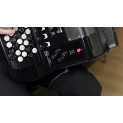 KORG FSUP-B-MBK FISA Suprema Aero Digital Button Accordion Avanceret Digital Harmonika m/knapper