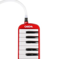 Cascha HH-2059 Melodica inkl. taske &amp; mundstykke (Rd)