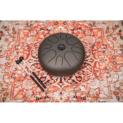 Meinl Sonic Energy STD1VB 12" Steel Tongue Drum (A-mol, vintage brun) inkl. taske &amp; k�ller 