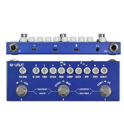 M-Vave Cube Baby Bass Baspedal/Effektpedal - Multieffektpedal (Elektrisk Bas) 