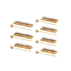 Meinl Sonic Energy EC-SET-CHA-7 Planetarisk Energiklokker 7-delt Chakra S�t inkl. k�ller &amp; bomuldsposer