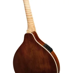 Ortega RMAE200PF Americana Serie A-style Mandolin m/mikkrofon inkl. kuffert (Flamed Maple/Mahogany purple fade)