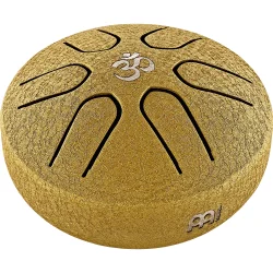 Meinl Sonic Energy PSTD3GOM 3" Pocket Steel Tongue Drum (A-dur, OM, guld) inkl. k�lle