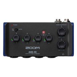 Zoom AMS-44 Audio Interface Musik &amp; Streaming (en eller flere musikere)