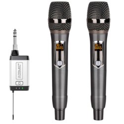 Acemic Q2M Intelligent Trdls Mikrofonst m/ kuffert &amp; batterier (2 mikrofoner + 1 modtager)