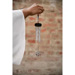 Meinl Sonic Energy CC12MINI Mini Chakra Chimes (30 Cm, 65 Gram, Slv, Syv Chakrafarvet Sten) 