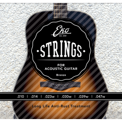 EKO Guitars ACB1047L 80/20 Bronze Light 10-47 Western Guitar Strenges�t