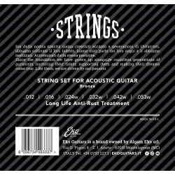 EKO Guitars ACB1253M 80/20 Bronze Medium 12-53 Western Guitar Strenges�t