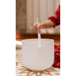 Meinl Sonic Energy CSBRHLT Half-Coated Crystal Singing Bowl Silicone Rod (Large)