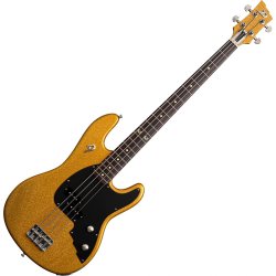 Duesenberg Alliance Series Chris Chaney 4-strenget Elektrisk Bas (Gold Sparkle)