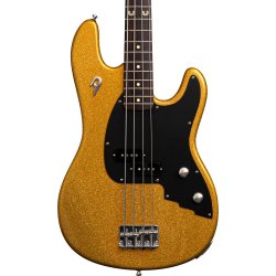 Duesenberg Alliance Series Chris Chaney 4-strenget Elektrisk Bas (Gold Sparkle)