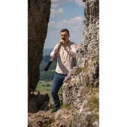 Meinl Sonic Energy DD1BK Bambus Tr� Didgeridoo (120 Cm, Prikmalet, Sort)