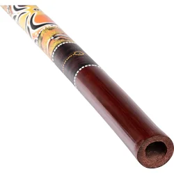 Meinl Percussion DDG1-R 120 Bambus Tr Didgeridoo (129 Cm, Rd, E Stemt) 