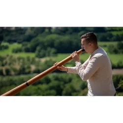 Meinl Sonic Energy DDPROFNTD Sliced Pro D-Tuning Didgeridoo inkl. taske 