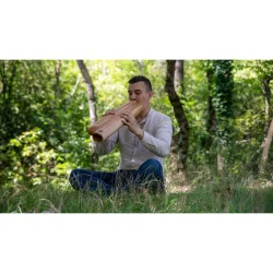 Meinl Sonic Energy DDPROFZC Z-formet Didgeridoo (64,3 Cm x 16 Cm, Mahogni) 