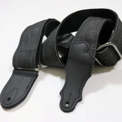 Franklin Strap DN-BK-BK Demin Series 2" Denim m/bomuldsv�v-bagside+kuglehandskel�der ender Guitarrem