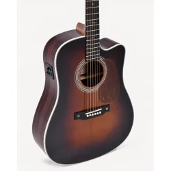 Sigma DTC-1E-SB Dreadnought Western Guitar m/pickup &amp; cutaway (Sunburst H�jglans) 
