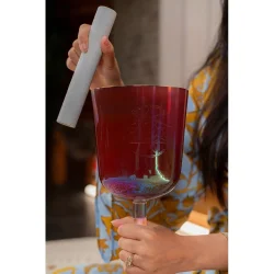 Meinl Sonic Energy ESOLCSB417 14.6cm Essence Solfeggio Crystal Singing Bowl Re 417 Hz (Copper Brown)