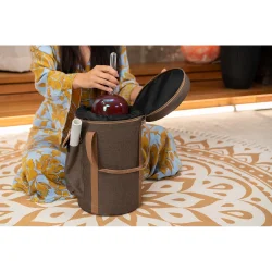 Meinl Sonic Energy ESOLCSB417 14.6cm Essence Solfeggio Crystal Singing Bowl Re 417 Hz (Copper Brown)