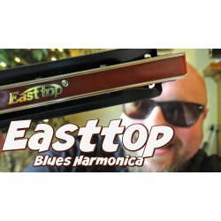 Easttop Blues mundharmonika T008K - Tone C