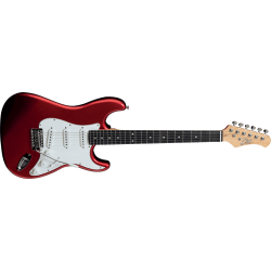 EKO Guitars S300 Chrome Red elektrisk guitar 