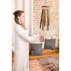 Meinl Sonic Energy FOLMC36B Flower of Life Meditation Chimes (90 Cm, 432 Hz, Bronze) 