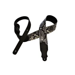 Franklin Strap FSA-SN-BK Premium Series Snakeskin Ball Glove Guitarrem (sort)