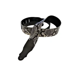 Franklin Strap FSA-SN-BK Premium Series Snakeskin Ball Glove Guitarrem (sort)