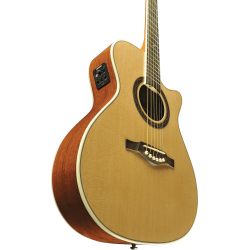 EKO Guitars ONE 018CW Auditorium cutaway Natural western guitar m/pickup