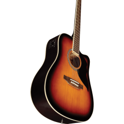 EKO Guitars Ranger Cutaway EQ Brown Sunburst western guitar m/pickup