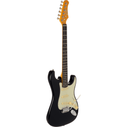 EKO Guitars S300V Vintage Black elektrisk guitar 
