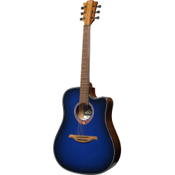 L�G T-BLUE-DCE Special Edition Tramontane Dreadnought Cutaway Akustisk-Elektrisk Guitar 