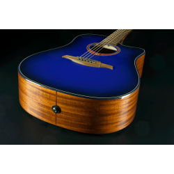 L�G T-BLUE-DCE Special Edition Tramontane Dreadnought Cutaway Akustisk-Elektrisk Guitar 