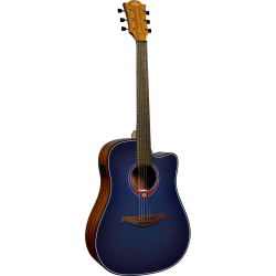 L�G T-BLUE-DCE Special Edition Tramontane Dreadnought Cutaway Akustisk-Elektrisk Guitar 