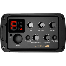 L�G T118ACE-BLK Auditorium Cutaway Black Western Guitar med pickup