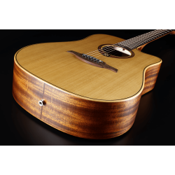 L�G T170DCE Dreadnought Western Guitar med pickup