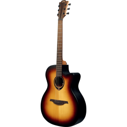 L�G T70ACE-BRB Auditorium cutaway electro brown burst