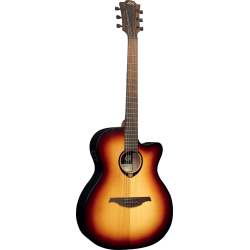 L�G T70ACE-BRB Auditorium cutaway electro brown burst