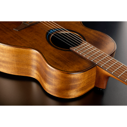 L�g TBW1TE-BRW BlueWave1 Smart Travel Guitar Akustisk-Elektrisk Rejse Guitar inkl. taske 