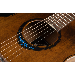 L�g TBW1TE-BRW BlueWave1 Smart Travel Guitar Akustisk-Elektrisk Rejse Guitar inkl. taske 