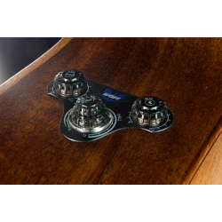 L�g TBW1TE-BRW BlueWave1 Smart Travel Guitar Akustisk-Elektrisk Rejse Guitar inkl. taske 